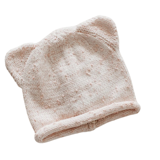 Newborn Knit Beanie | Peach