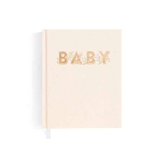 Mini Baby Book | Oatmeal (Neutral Print)